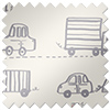 Cars and Lorries, Pewter Grey - Roller Blind